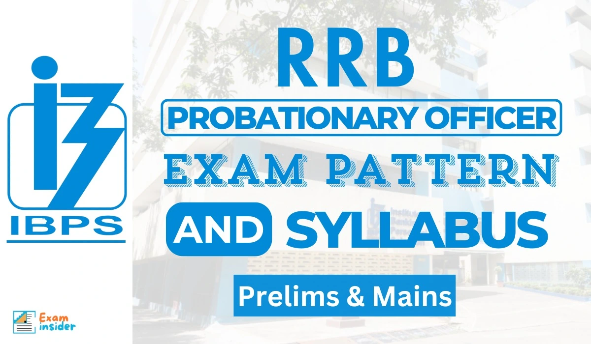RRB PO Exam Pattern & Syllabus